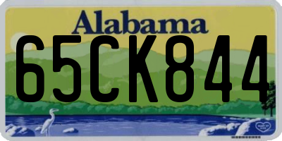 AL license plate 65CK844