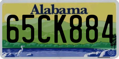 AL license plate 65CK884
