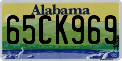 AL license plate 65CK969