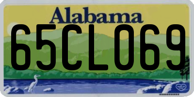 AL license plate 65CL069