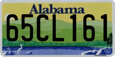 AL license plate 65CL161