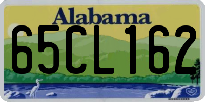 AL license plate 65CL162
