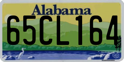 AL license plate 65CL164
