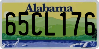 AL license plate 65CL176
