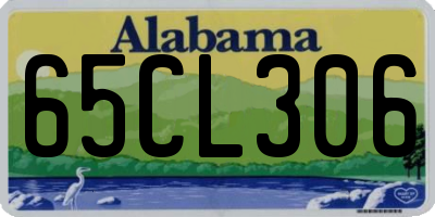 AL license plate 65CL306