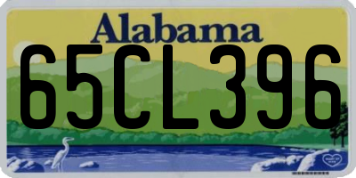 AL license plate 65CL396