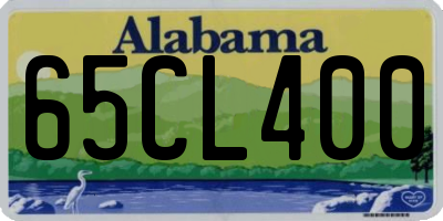 AL license plate 65CL400