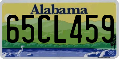 AL license plate 65CL459