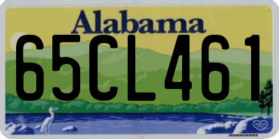 AL license plate 65CL461