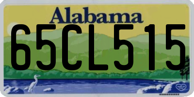 AL license plate 65CL515