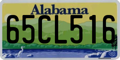 AL license plate 65CL516