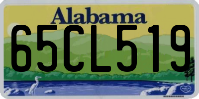 AL license plate 65CL519