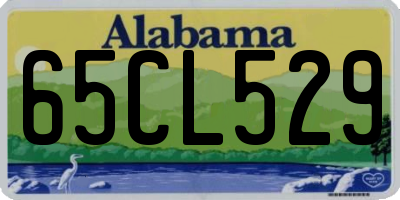 AL license plate 65CL529