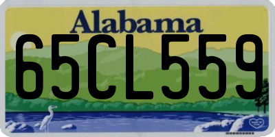 AL license plate 65CL559
