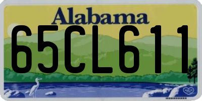 AL license plate 65CL611