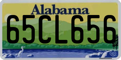 AL license plate 65CL656