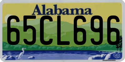 AL license plate 65CL696