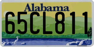 AL license plate 65CL811