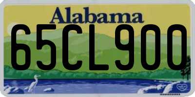 AL license plate 65CL900