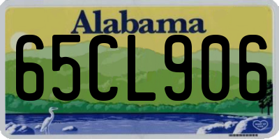 AL license plate 65CL906