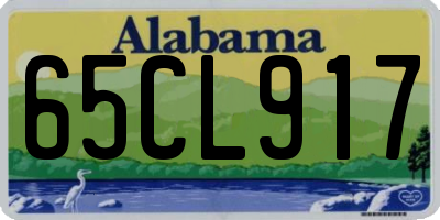 AL license plate 65CL917