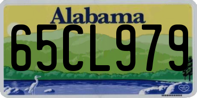 AL license plate 65CL979