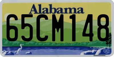 AL license plate 65CM148