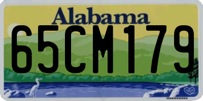 AL license plate 65CM179