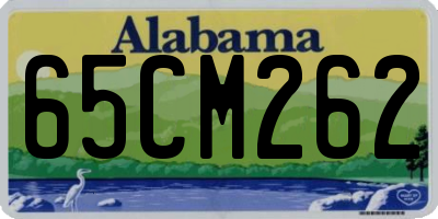 AL license plate 65CM262