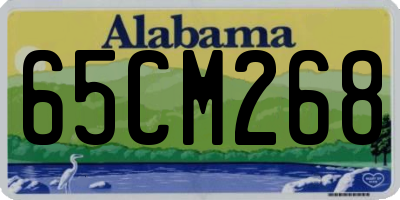 AL license plate 65CM268