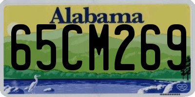 AL license plate 65CM269