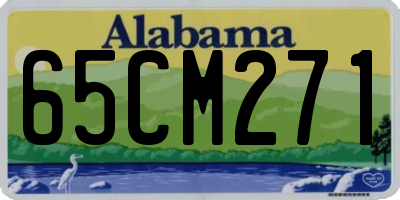 AL license plate 65CM271