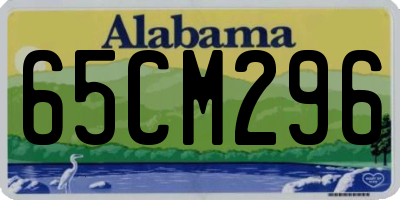 AL license plate 65CM296