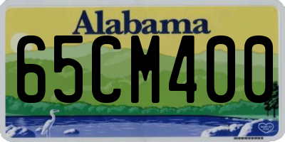AL license plate 65CM400