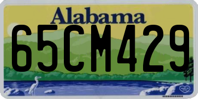 AL license plate 65CM429