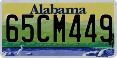 AL license plate 65CM449