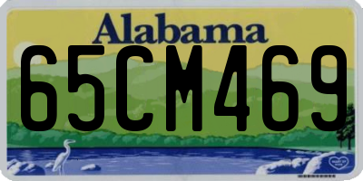 AL license plate 65CM469