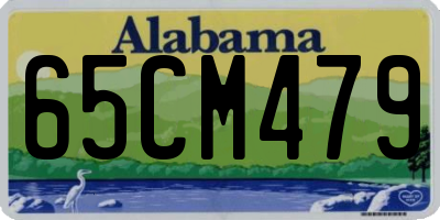 AL license plate 65CM479