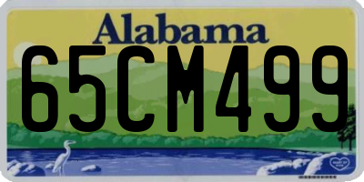 AL license plate 65CM499