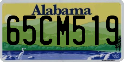 AL license plate 65CM519