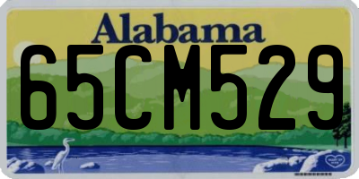 AL license plate 65CM529