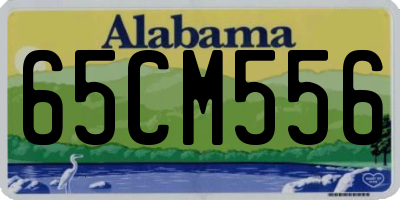 AL license plate 65CM556