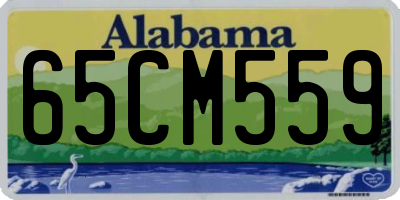 AL license plate 65CM559