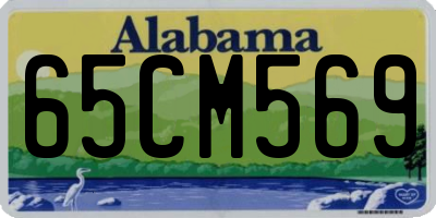 AL license plate 65CM569