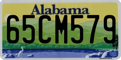 AL license plate 65CM579