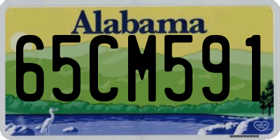 AL license plate 65CM591