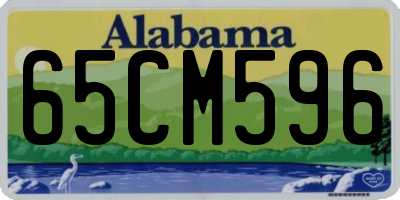 AL license plate 65CM596