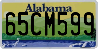 AL license plate 65CM599