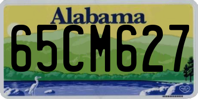 AL license plate 65CM627