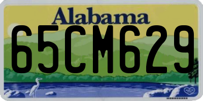 AL license plate 65CM629